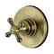 Kingston Brass KS3033BX Single-Handle Three-Way Diverter Valve with Trim Kit, Antique Brass KS3033BX - alternate 1